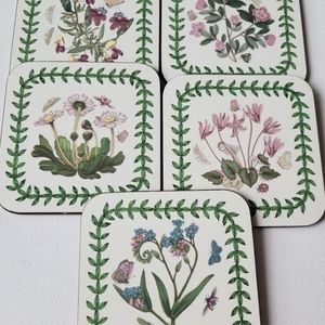 VTG 1997 Portmeirion Coasters Botanical Susan Williams Ellis Design New Zealand